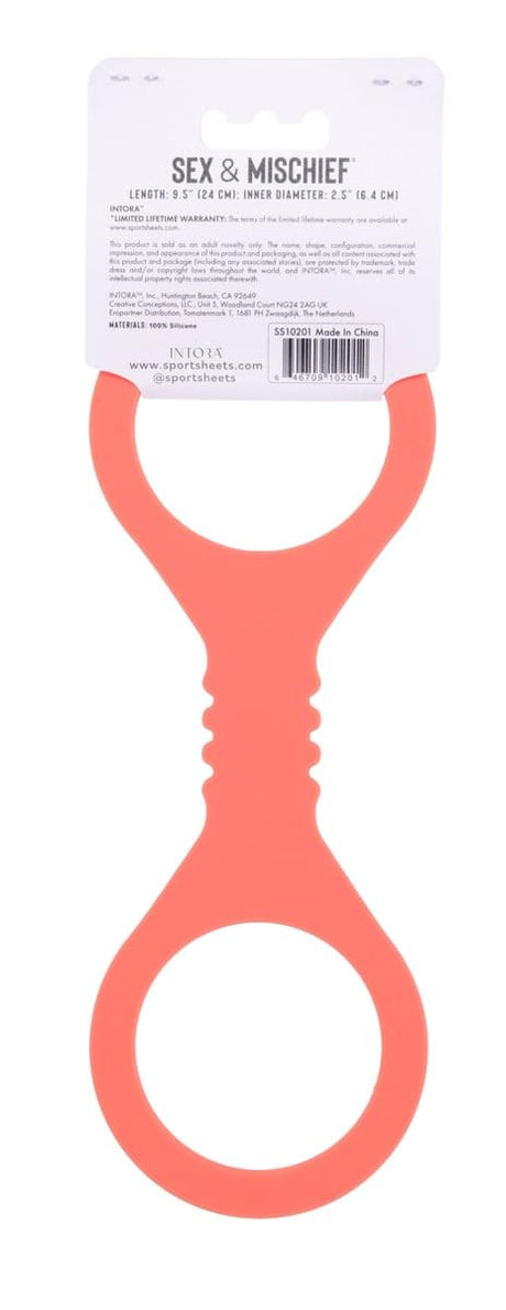 Sex & Mischief Peaches 'n CreaMe Small Silicone Cuffs
