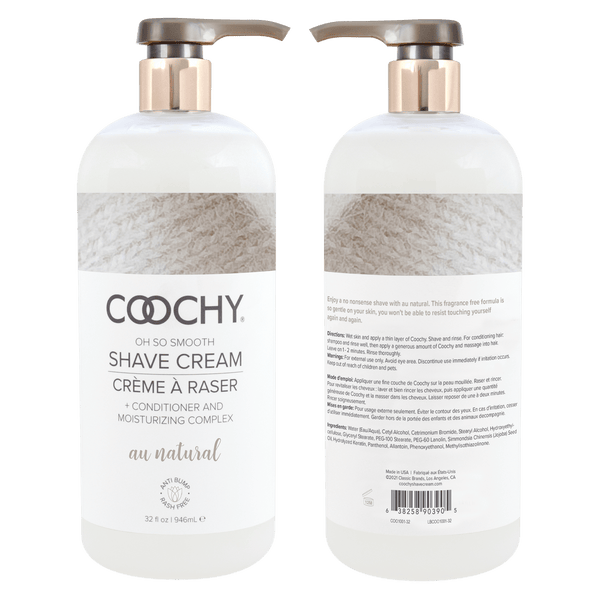 Shave Cream - Au Natural 32oz | 946mL