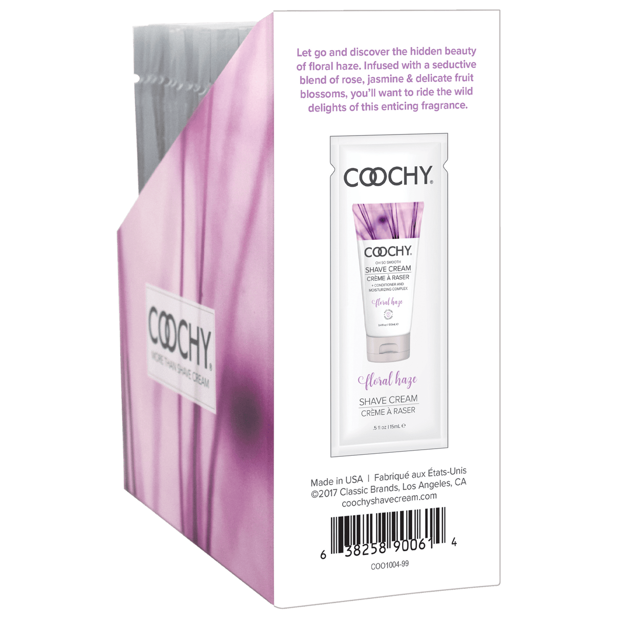 Shave Cream - Floral Haze 24pc | 15ml - Foil - DISPLAY