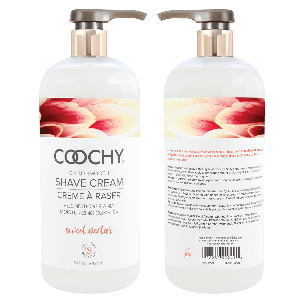 Shave Cream - Sweet Nectar 32oz | 946mL
