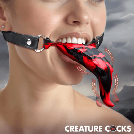Silicone Barbed Tongue - Red