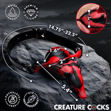 Silicone Barbed Tongue - Red
