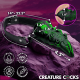 Silicone Tentacle Tongue - Green