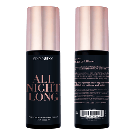 SIMPLY SEXY PHEROMONE BODY MIST - ALL NIGHT LONG - 3.35 floz | 99mL