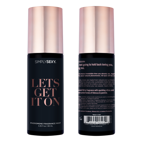 SIMPLY SEXY Pheromone Body Mist – Let’s Get It On 99mL