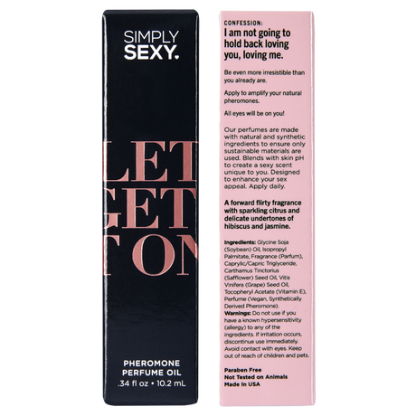 SIMPLY SEXY Pheromone Body Mist – Turn Off The Lights 10.2mL