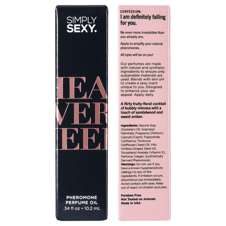 SIMPLY SEXY PHEROMONE PERFUME OIL ROLL-ON - HEAD OVER HEELS - 0.34 floz | 10.2mL