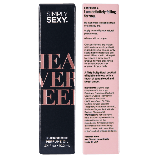 SIMPLY SEXY PHEROMONE PERFUME OIL ROLL-ON - HEAD OVER HEELS - 0.34 floz | 10.2mL
