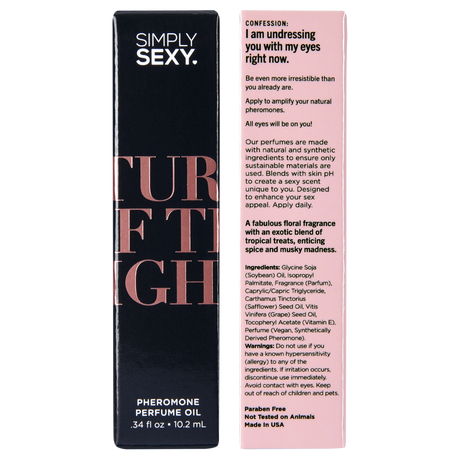 SIMPLY SEXY Pheromone Perfume Oil Roll-On – Turn Off The Lights 10.2mL