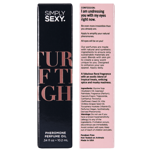SIMPLY SEXY Pheromone Perfume Oil Roll-On – Turn Off The Lights 10.2mL