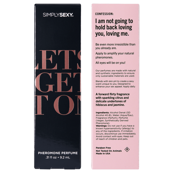 SIMPLY SEXY Pheromone Perfume Spray – Let’s Get It On 9.2 mL