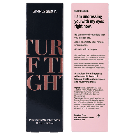 SIMPLY SEXY PHEROMONE PERFUME SPRAY - TURN OFF THE LIGHTS - 0.31 floz | 9.2mL