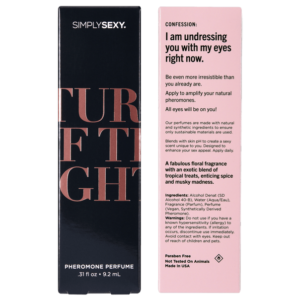 SIMPLY SEXY PHEROMONE PERFUME SPRAY - TURN OFF THE LIGHTS - 0.31 floz | 9.2mL