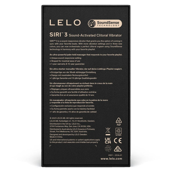 SIRI™ 3 - Sound-Responsive Vibrator - Calm Lavender