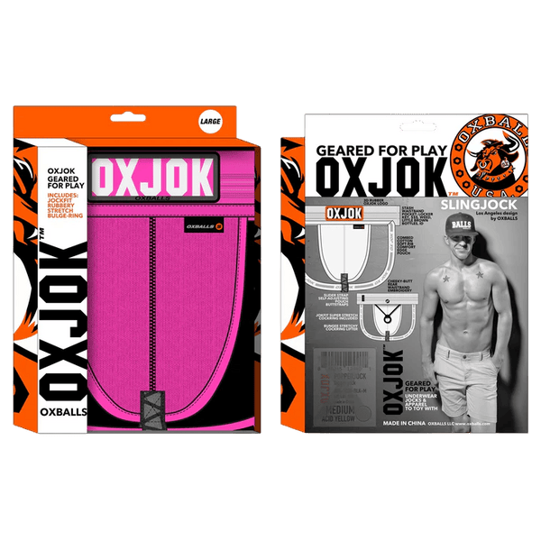 SLINGJOCK, upthrust slider-strap jock, PINK SKY, XX-LARGE