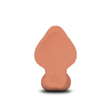 Slipskin Realistic Silicone Dildo - 8" Curvy Mocha