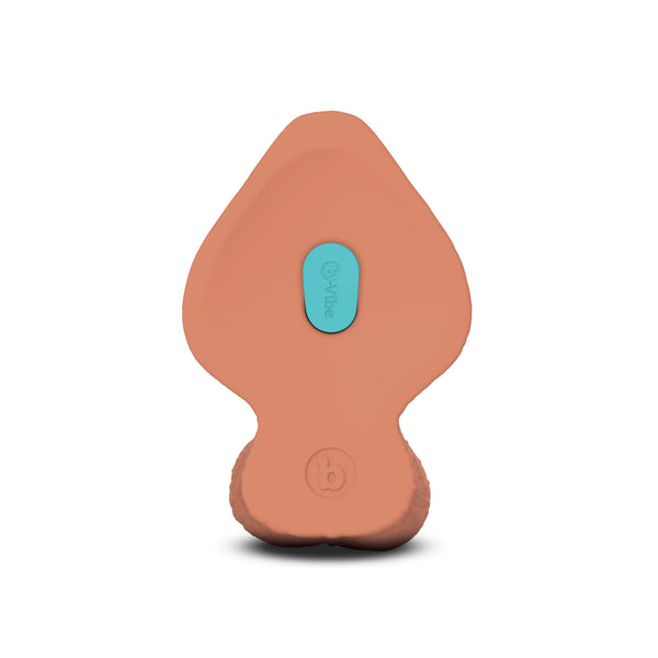 Slipskin Realistic Silicone Dildo - 9" Girthy Mocha