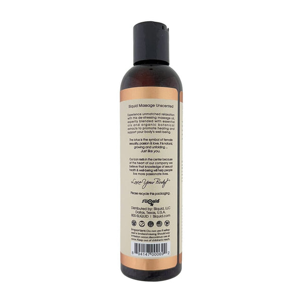 Sliquid Massage Oil Unscented
