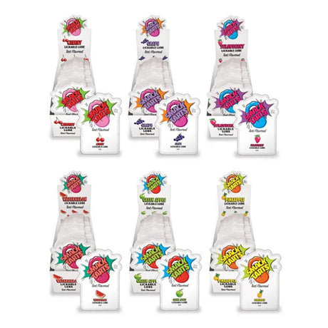 SMACK Tarts - Lickable Flavored Lubricant - Pineapple 3ML Pouch Display of 36 🍍