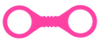 Small Hot Pink Silicone Cuffs