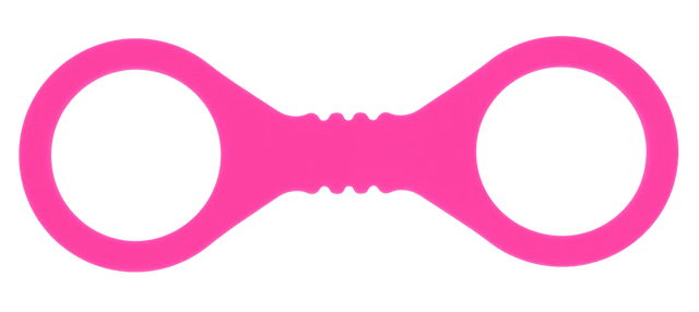 Small Hot Pink Silicone Cuffs