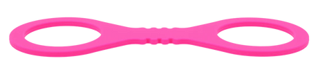 Small Hot Pink Silicone Cuffs
