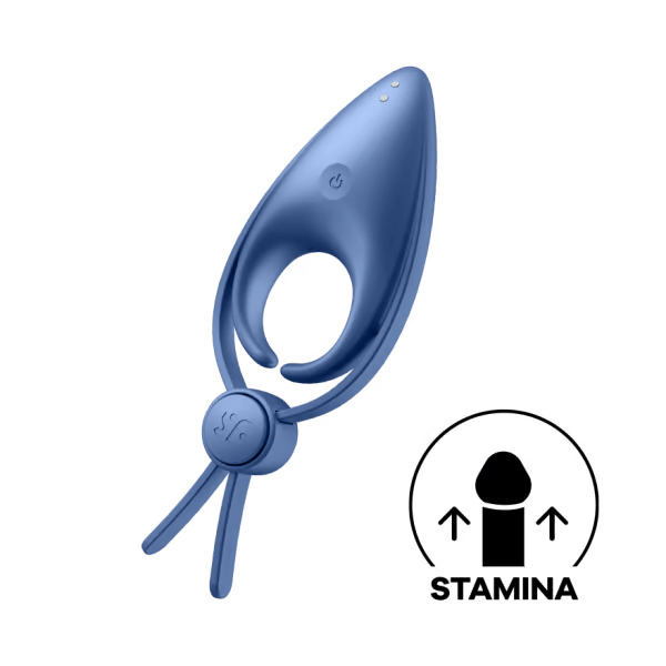 Sniper Vibrating Cock Ring - Blue Grey