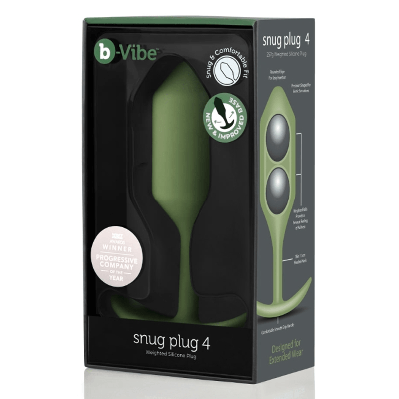 Snug Adapter b-Vibe Snug Plug 4 - Large Weighted Butt Plug Advanced | Canada ...