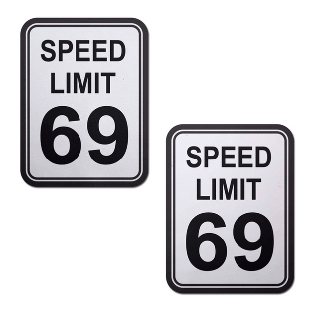 Speed Limit 69 Nipple Pasties