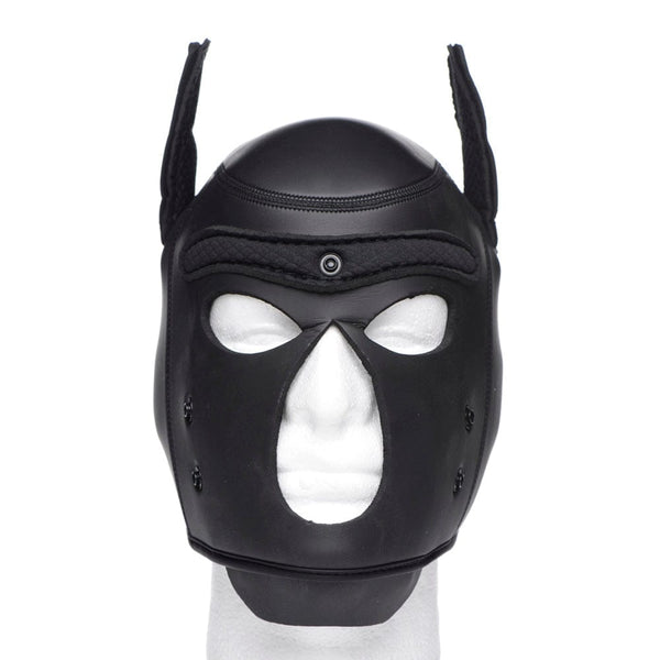 Spike Neoprene Puppy Hood - Black