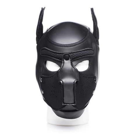 Spike Neoprene Puppy Hood - Black