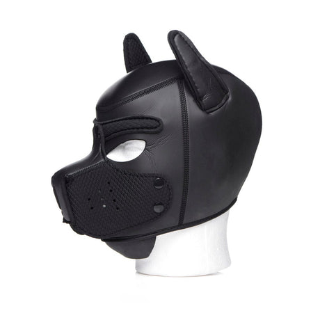 Spike Neoprene Puppy Hood - Black