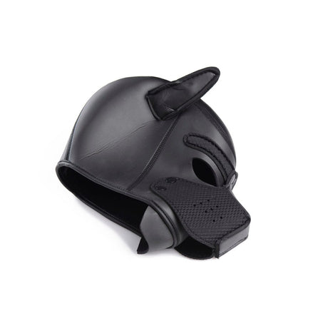 Spike Neoprene Puppy Hood - Black