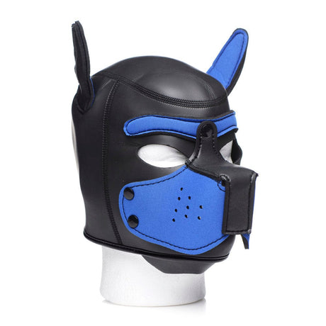 Spike Neoprene Puppy Hood - Blue