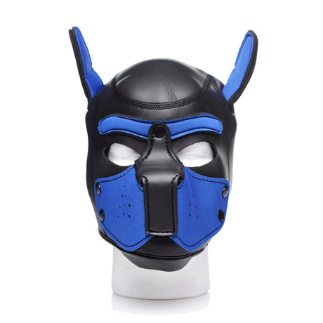Spike Neoprene Puppy Hood - Blue