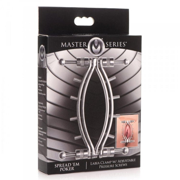 Spread 'Em Poker Labia Clamp w/Screws