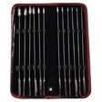 Stainless Steel 12 Piece Rosebud Dilator Set