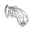 Stainless Steel Chasity Cock Cage with Padlock