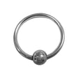 Stainless Steel Glans Ring with Pressure Point Ball