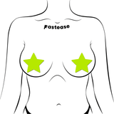 Star Pasties Glow in the Dark Star - Yellow