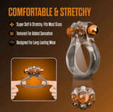 Stay Hard - Standard Vibrating Cock Ring Set with Sleeve