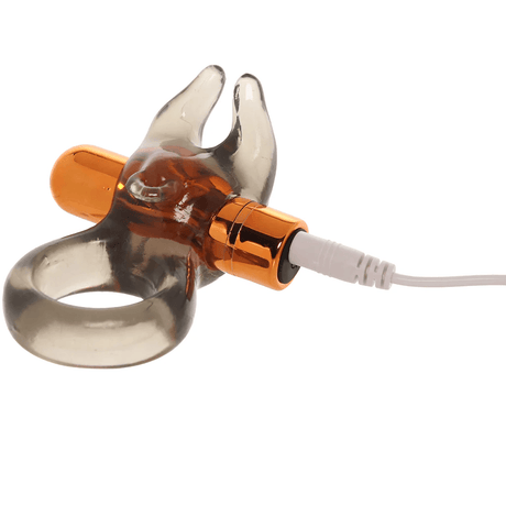 Stay Hard - Vibrating Bull Cock Ring Set with Sleeve