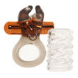 Stay Hard - Vibrating Bull Cock Ring Set with Sleeve