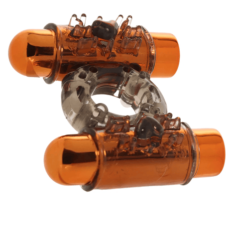 Stay Hard - Vibrating Cock Ring Set with Sleeve And 2 Bullets