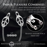 Sterling Monarch Nipple Vice - Silver