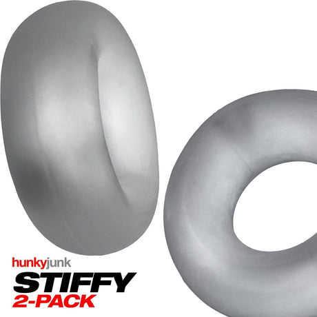 STIFFY 2-pack bulge cockrings - CLEAR ICE
