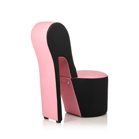 Stiletto Sex Chair - Pink & Black 40"