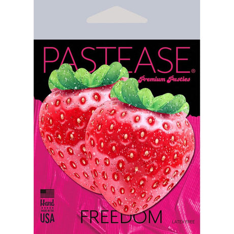 Strawberry: Sparkly Red & Juicy Berry Nipple Pasties
