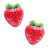 Strawberry: Sparkly Red & Juicy Berry Nipple Pasties