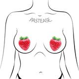 Strawberry: Sparkly Red & Juicy Berry Nipple Pasties